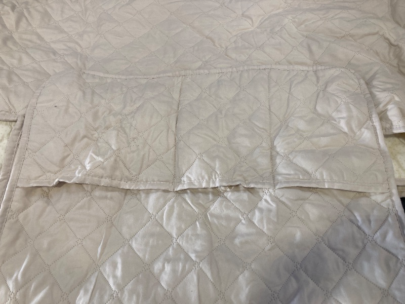 Photo 1 of Reversible Chair Covers for Dogs Couch Cover Water Resistant Washable Pets Furniture Protector Sofa Cover with Elastic Straps and Pockets  (Ivory/Ivory)