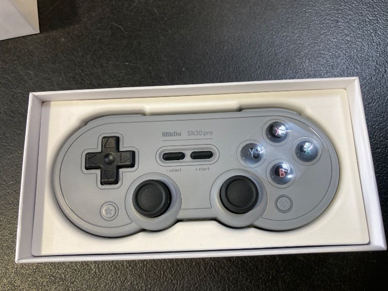 Photo 1 of 8Bitdo SN30 Pro Bluetooth Controller, Hall Effect Joystick Update, Compatible with Switch, PC, macOS, Android, Steam Deck & Raspberry Pi (Gray)