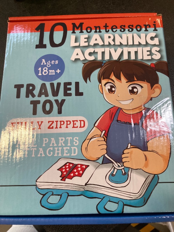 Photo 1 of My Quiet Book - Toddler Travel Car Plane Airplane - No Parts to Get Lost - Activity Montessori Board Book, Travel Toys for Toddlers 1-3, Gifts for 1 2 3 4 Year Old Girl, Birthday Gifts Toys Age 2-4