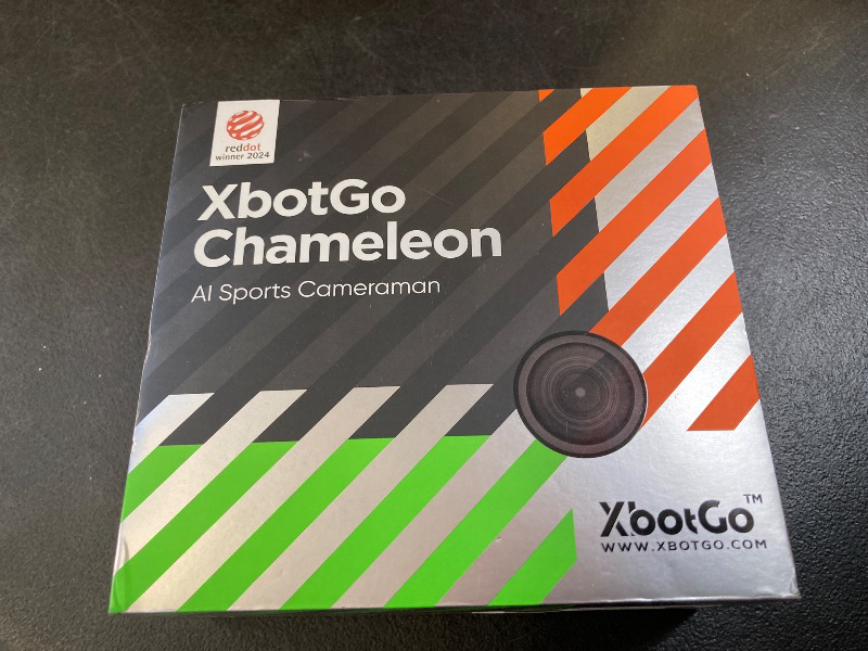 Photo 1 of XbotGo Chameleon AI Auto Sports Action Camera - 4K 60FPS Soccer Camera and Basketball Tracking Camera for Team Sports, Live Streaming, No Subscription, Works with iOS & Android (Lava Graphite)