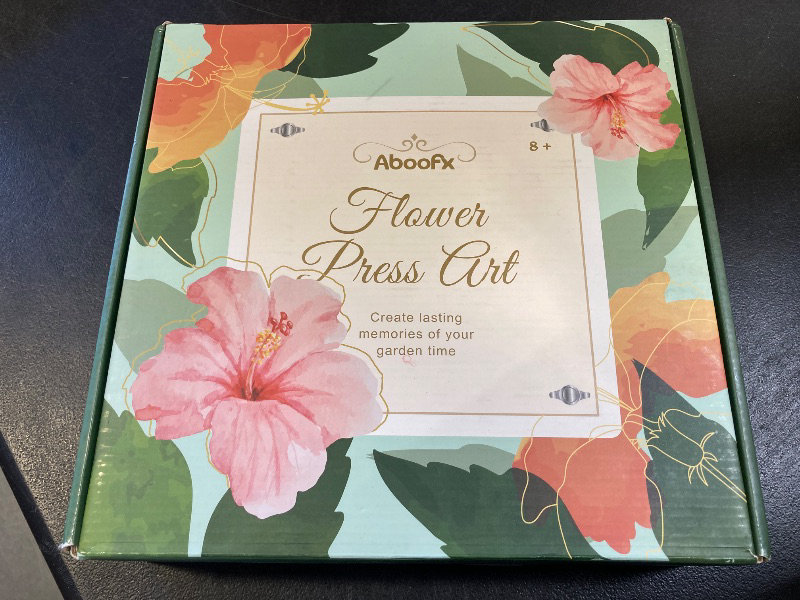 Photo 1 of Aboofx Flower Press Kit, Craft Kits 11"x11" 10 Layers Wooden Flower Pressing Kit for Crafts Pressed Flowers and Plant for DIY Art, Preservation for Bookmark Frame Wedding Flower Drying