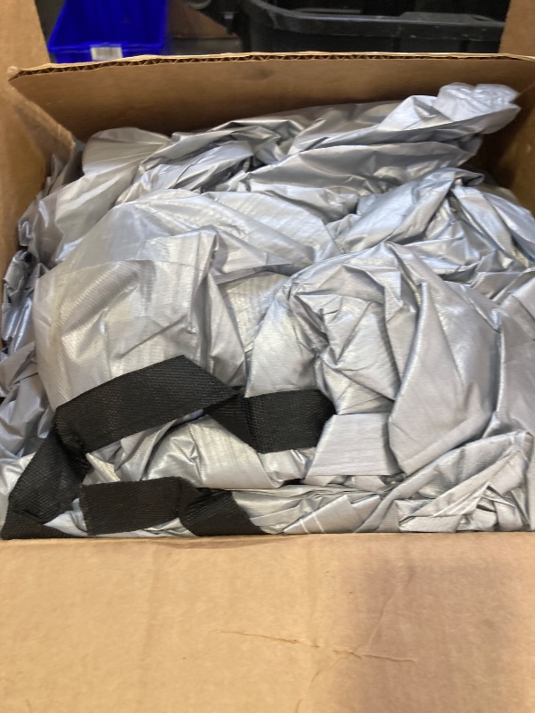 Photo 1 of uxcell YXL Non-Waterproof Sedan Cover - UV/Rain/Dust Protection for Compact Sedans Only (5.25m X2m X1.75m)