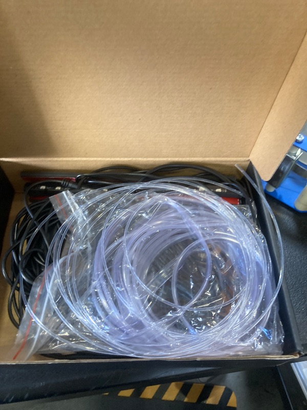 Photo 1 of Interior Car Lights with Wireless APP & Remote Control, 9 in 1 RGB Car Ambient Lighting Kit with 4 Under Dash Lights & 5 Fiber Optic LED Strips, Sync to Music Inside Car Accessories