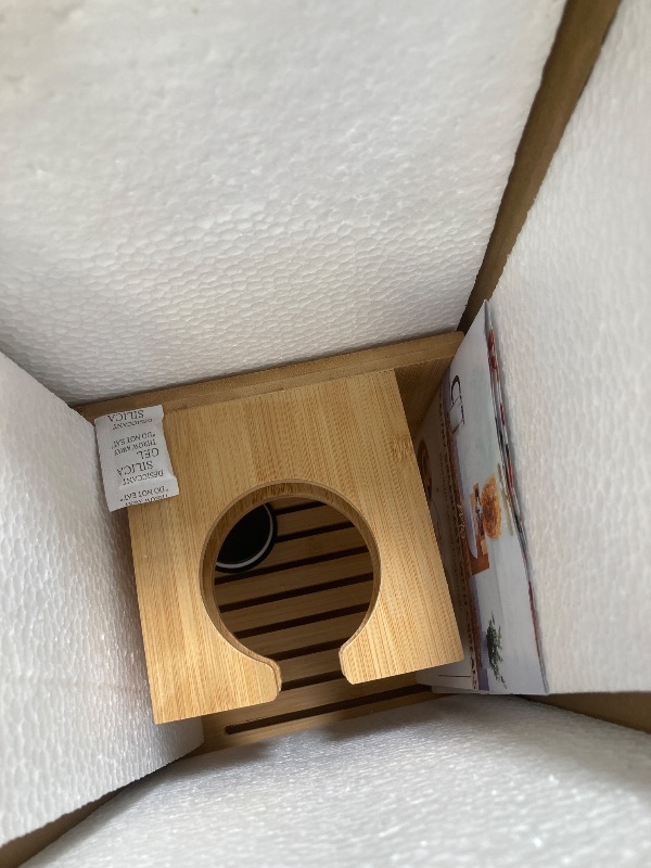 Photo 1 of FUTURE & FRIENDLY FINDS Bamboo Cereal Dispenser 2 Liters – Eco-Friendly Airtight Storage Container for Pantry & Counter, Family-Friendly Dry Food Dispenser for Snacks, Granola & Grains, Rice Dispenser