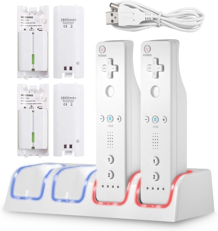 Photo 1 of Power Supply for Wii Controller AC Adapter Power Brick,Compatible with Wii console,Charge Up to Four Remote Controls Simultaneously