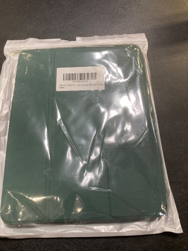 Photo 1 of ZryXal iPad Air 11 Inch Case M3 (2025) / M2 (2024), iPad Air 5th (2022) / 4th Generation (2020) 10.9 Inch - Smart Cover with Pencil Holder and Soft TPU Back, Auto Wake/Sleep (New Midnight Green)