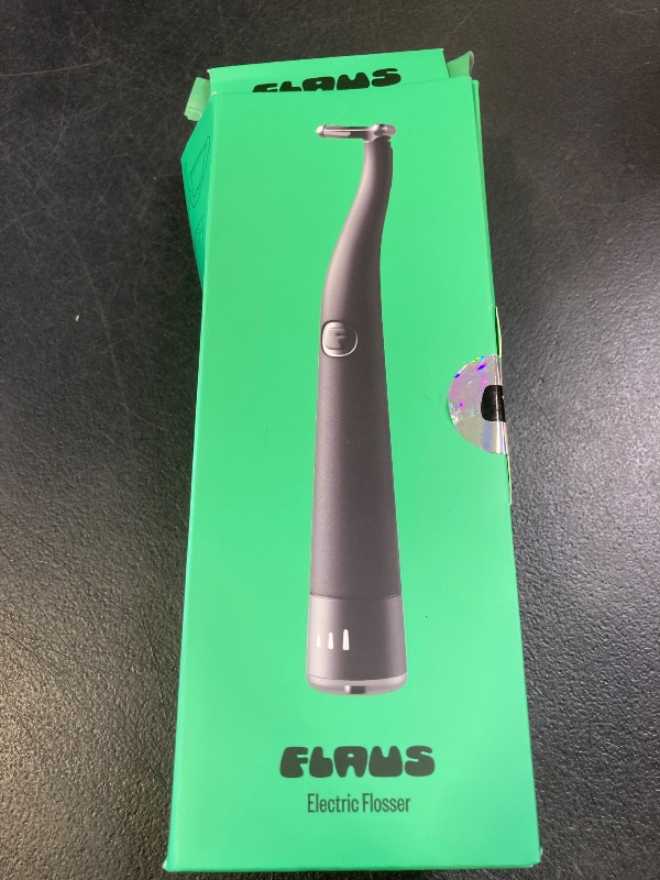 Photo 1 of FLAUS Electric Flosser (Shark Tank) 3 Speeds + 45 Refill Heads w/Gentle Gliding Floss for Sensitive Gum Care - Water Flosser Alternative, Dentist Recommended Tooth Flossers, Eco Dental Floss Picks