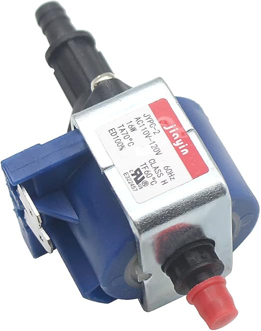 Photo 1 of JIAYIN JYPC-2 AC 110V - 120V 60Hz 16W 100cc/min Electromagnetic Solenoid Water Pump for Electric Iron, steam mop/Garment Steamer/Coffee Machine, etc
