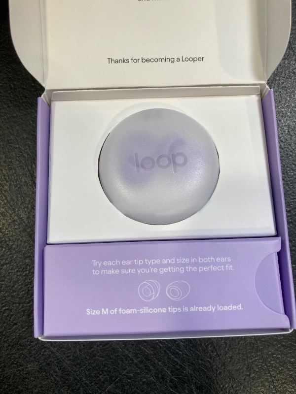 Photo 1 of Loop Dream – Silicone/Memory Foam Earplugs for Sleep Comfort | Comfortable Ear Plugs for Muffling Snoring & Sleeping | Customized Fit | 27dB (SNR) Noise Reduction