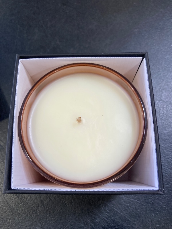 Photo 1 of SALT & STONE Scented Candle for Women & Men | Hand-Poured, Aromatic & Fragrant | Coconut & Soy Blend Wax | 100% Cotton Wick | Long-Lasting 50 Hour Burn Time (8.5 oz) (Bergamot & Hinoki)