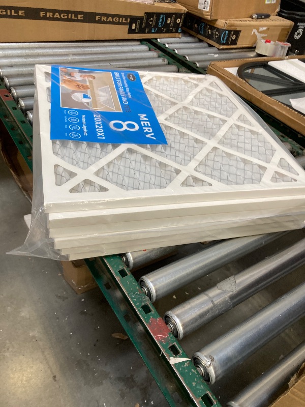 Photo 1 of  Aerostar 20x20x1 MERV- 6 Count - High Efficiency Pleated HVAC, Furnace & Air Conditioner Filters - Removes Dust, Lint, Mold & Allergy-Causing Pollen 