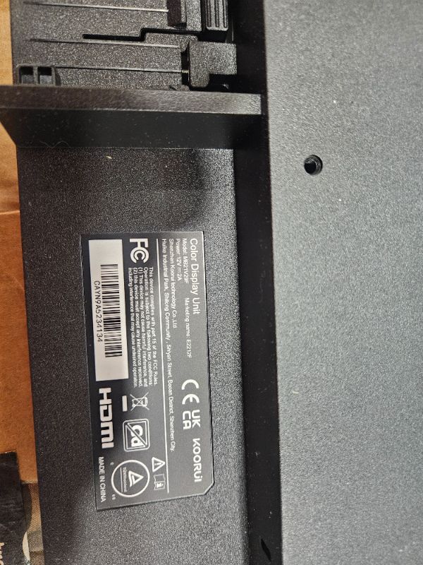 Photo 1 of  KOORUI 24-inch Computer Monitor Full HD 1920 x 1080p 100Hz VA Display 3000:1 Contrast Ratio with HDMI VGA, Three-Sided Slim Bezels, 100 x 100 mm VESA Mountable, Ergonomic Tilt, Black 