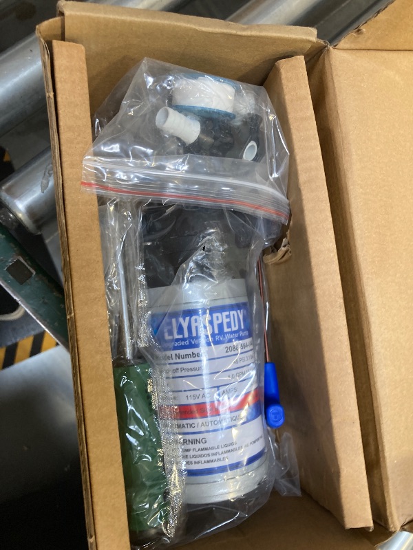 Photo 1 of 2025 Upgraded 2088-594-144 RV Fresh Water Pump, 115V AC 4.0 GPM Self-Priming Diaphragm Water Pump, 240GPH, 15.1LPM, 45PSI,Includes Pressure Switch and Detachable Filters,No Noise, for RV, Marine,Yacht