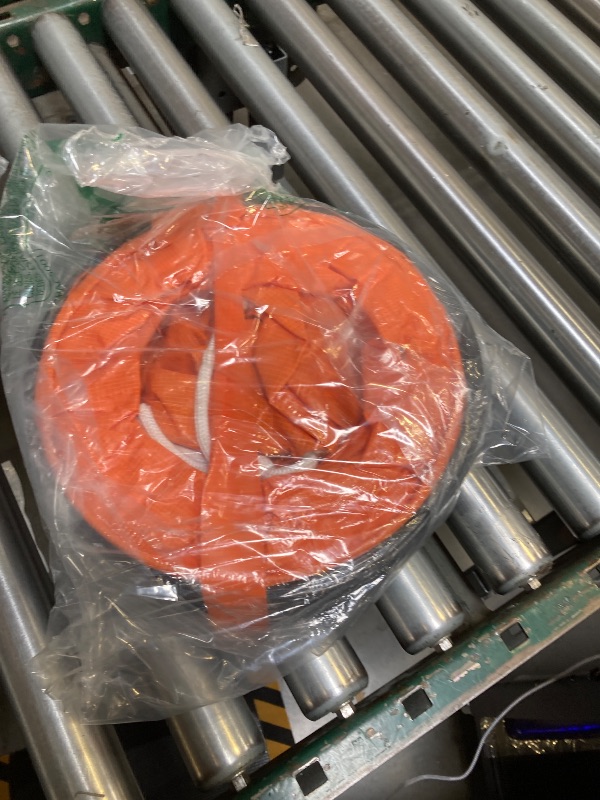 Photo 1 of 16FT PVC Flexible Duct Hose 10 Inch Duct Hosing with Adjustable Rope for Utility Blower Exhaust Fan Ducting Hose Folding Exhaust Duct Easy Storage?10 in*16Ft?