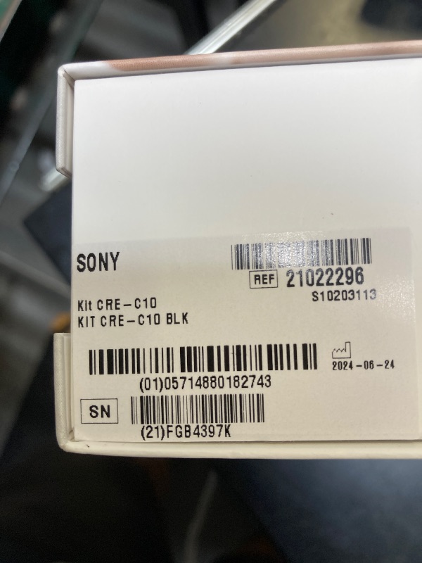 Photo 1 of Sony CRE-C10 Self-Fitting OTC Hearing Aids for Mild to Moderate Hearing Loss, Prescription-Grade Sound Quality, Compact Virtually Invisible Design, Customizable App, and Replaceable Batteries, Black