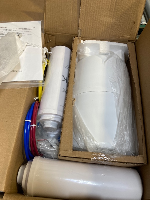 Photo 1 of  SimPure T1-100 Reverse Osmosis Water Filter, Near 0 TDS Reverse Osmosis System 7 Stage, Under Sink RO Water Filtration System 100 GPD with Tank, TDS Meter Digital Tester 