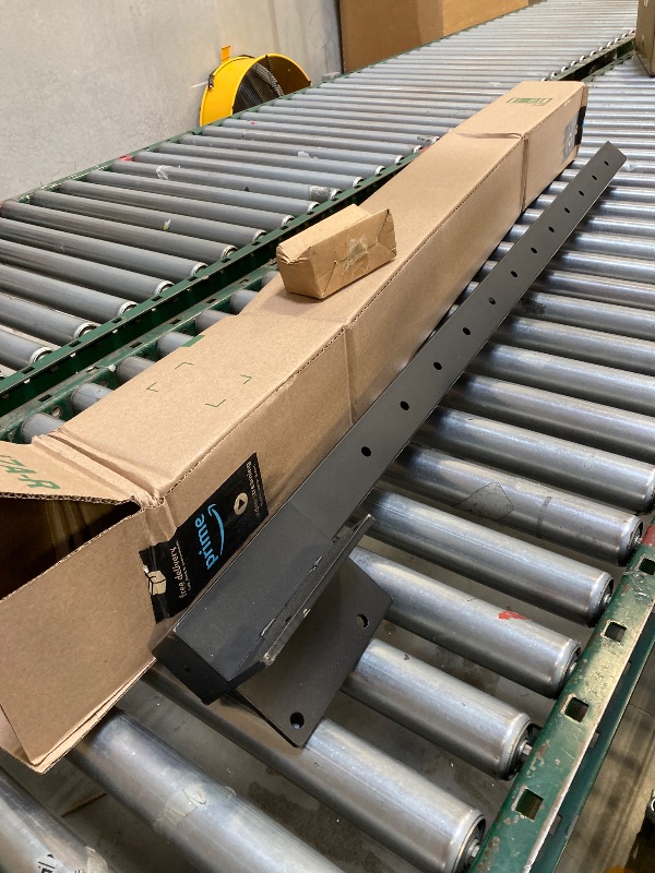Photo 1 of Gyykzz Cable Railing---Side Mount Inner Corner Post 42" (Post Body 47.6"), Fixed Top Three Side Drilled Corner Post Cable Railing, Black Stainless Steel 304 Fascia Mount Metal Post with Inner Terminal & Cable Grommet