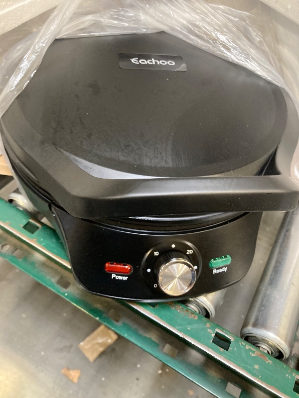 Photo 1 of 12-Inch Pizza Maker & Electric Griddle Nonstick - CACHOO 3 in 1 Indoor Grill/Griddle/Press with 30-Min Timer & Auto Shut-Off, Perfect for Burgers, Quesadillas, Omelettes, Pizzas, Paninis