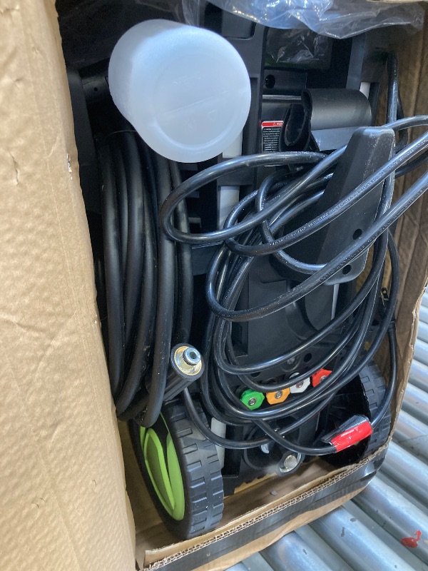 Photo 1 of Pressure Cleaner, 5000 PSI 4.0 GPM Heavy Duty Power Cleaner with Foam Cannon, 4 Nozzle Tips,33FT Hose and Soap Bottle for Home/Cars/Driveways/Patios/Decks/Fences,Green