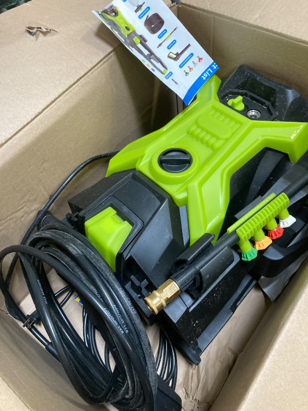 Photo 1 of Pressure Washer, Power Washer with 4 Quick Connect Nozzles, High Pressure Cleaning Machine with Foam Cannon for Cars/Fences/Driveways/Patios/Home Cleaning