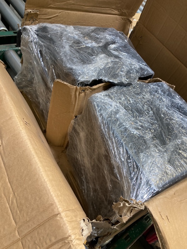 Photo 1 of 8x8 Post Base (Actual Size 7.5x7.5 in.) 2 Pack, Extra Thick 8 Ga. Steel (4mm), Heavy Duty Black Powder-Coated Metal Brackets for Railing Pergola Post to Deck Connection, Pergola, Fence Mounting Kit