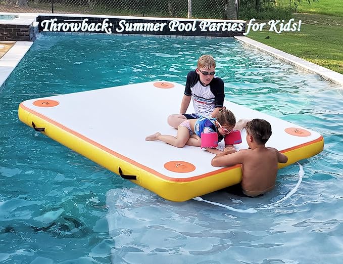 Photo 1 of Inflatable Floating Dock for Lakes, Thick and Extra Wide Lake Floats for Adults, Air Dock Platform with Portable Carrying Bag, Floating Platform Island for Pool Beach Ocean