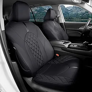 Photo 1 of WeatherWard for 2025 2024 Toyota Grand Highlander Seat Covers Only for 8-Seat, for Toyota Grand Highlander Accessories 2025 2024, Black, Full Set