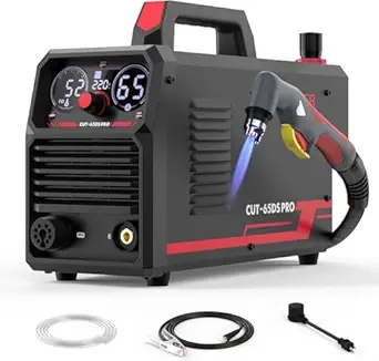 Photo 1 of YESWELDER Plasma Cutter 65Amp Non-High Frequency Non-Touch Pilot Arc, Digital Display DC Inverter 110/220V Dual Voltage Blowback Plasma Cutting Machine CUT-65DS PRO