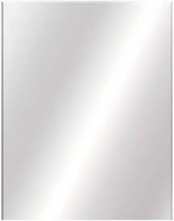Photo 1 of Wall Mirror for Bathroom Large Frameless Mirror for Wall Decor Silver Hanging Mordern Rectangle Mirror Mordern for Living Room Bedroom Entryway Hallway Decorative 20 x 16 Inch