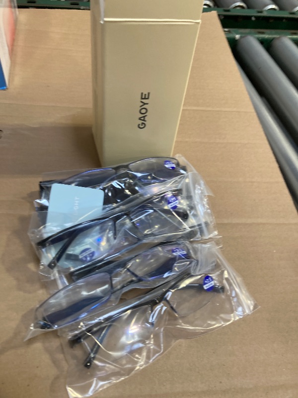 Photo 1 of 6 pack Executive Style Reading Glasses Men + 2.5 - Durable Readers with 99% Blue Light Blocking - Comfortable Fit with TR90 Frames