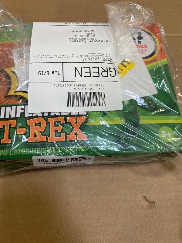 Photo 1 of JOYIN 37” T-Rex Dinosaur Inflatable for Party Decorations, Tyrannosaurus Rex Inflatable Toy, Dinosaur Birthday Party Gift for Kids and Adults