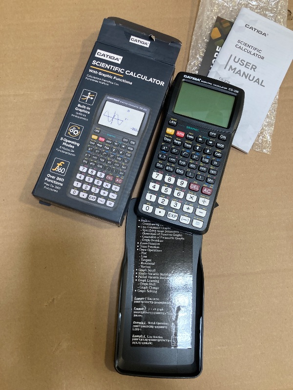 Photo 1 of CATIGA Scientific Calculator with Graphic Functions, Multiple Modes with Intuitive User Interface for Beginners and Advanced Courses, High School or College, CS-229