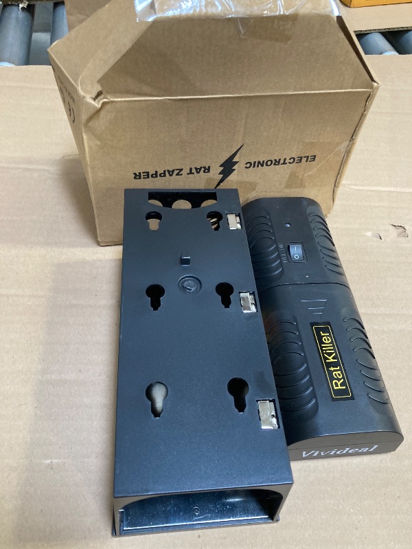 Photo 1 of Upgraded Mouse Trap Electric Rat Traps Indoor for Home, Indoor Outdoor Use, Mouse Traps No See Kill, Reusable & No Touch Rodent Control for Home