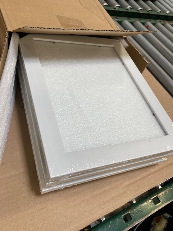 Photo 1 of [3-Pack] Kids Art Frames, 8.5x11 Front Opening Kids Artwork Frames Changeable, White Artwork Display Storage Frame for Wall, Holds 50 Pcs, for 3D Picture, Crafts, Children Drawing, Hanging Art,