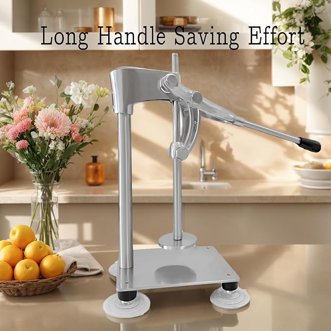 Photo 1 of Heavy Duty Hand Juicer - Orange Crush Machine & Nut Chopper, Manual Citrus Juicer for Freshly Squeezed Orange, Lemon & Lime Juice, Easy to Use & Clean