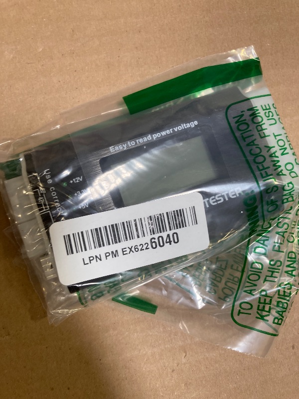 Photo 1 of Computer PC Power Supply Tester, ATX/ITX/IDE/HDD/SATA/BYI Connectors Power Supply Tester, 1.8'' LCD Screen (Aluminum Alloy Enclosure)