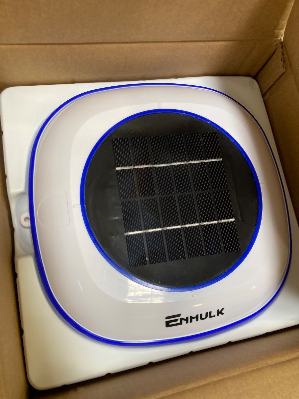 Photo 1 of ENHULK Solar Pool Ionizer, Upgraded Floating Cleaner - Cleans Pools Up to 45,000 Gallons, Ideal for Above Ground, In-Ground Pools, Spas, and Hot Tubs(Blue)