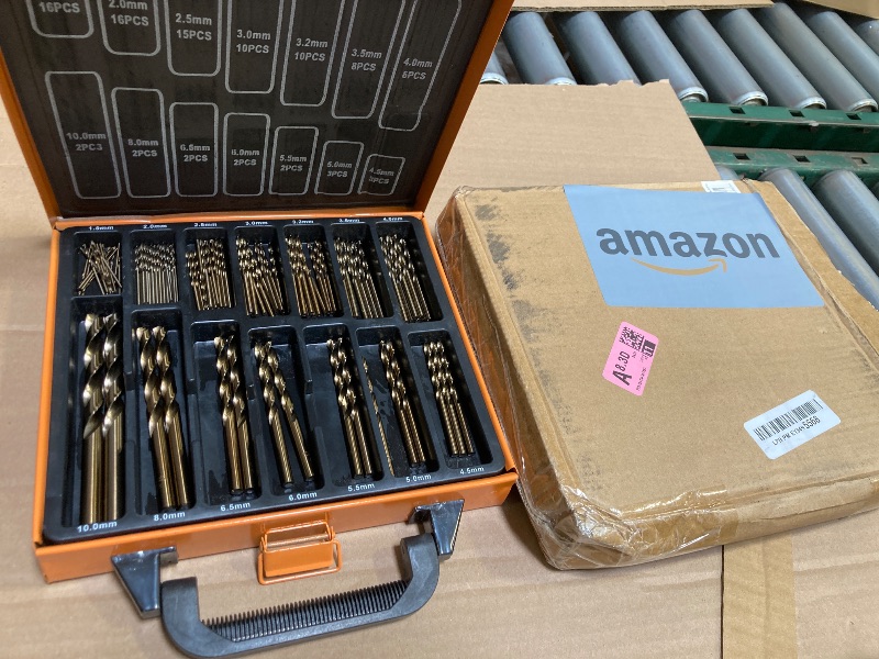 Photo 1 of ENERTWIST Cobalt Drill Bit Set, 99Pcs HSS Twist Jobber Drill Bits,135° M35 Metric Drill Bits for Hardened Metal, Stainless Steel, Cast Iron, Wood and Plastics with Metal Index Storage Case(1.5mm-10mm)