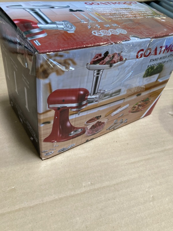 Photo 1 of Stainless Steel Food Grinder Attachment Fit for KitchenAid Stand Mixers, Food Grinder Compatible with Meat Grinder Attachment, Dishwasher Safe, Meat Grinder, Sausage Stuffer
