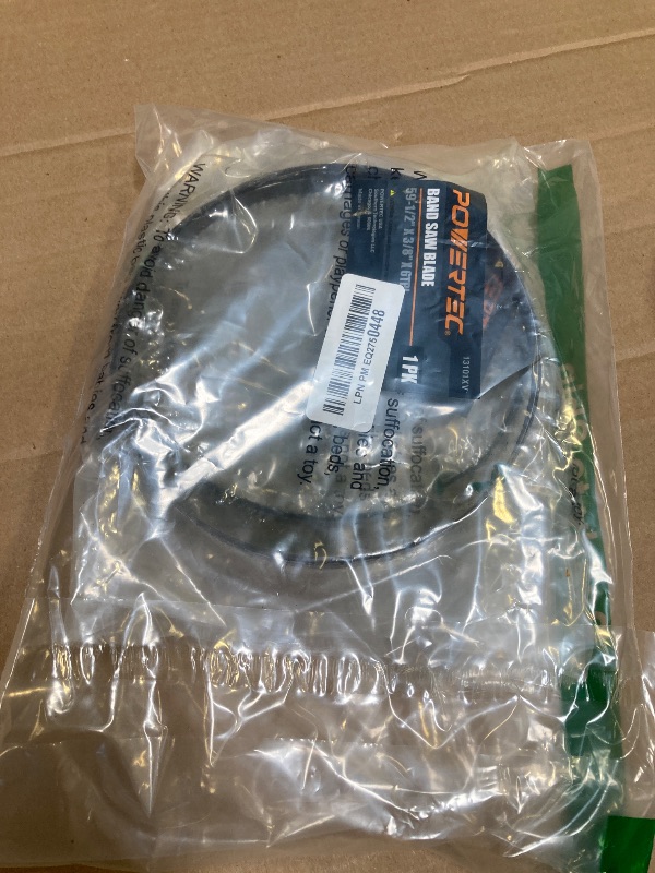Photo 1 of POWERTEC 59-1/2 Inch Bandsaw Blades, 3/8" x 6 TPI Band Saw Blades for Wen 3959, Sears Craftsman, Porter-Cable, Ryobi, Delta, B&D and Skil 9" Band Saw for Woodworking, 2 Pack (13101-P2)