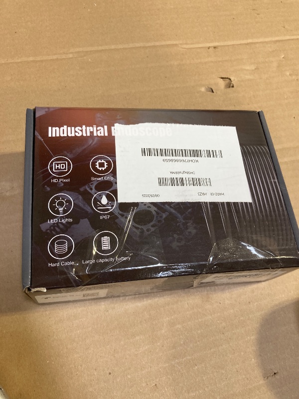 Photo 1 of Endoscope Camera with Light, Borescope Camera with 4.3" IPS Screen, 1080P HD with 8 LED Lights, 16.4FT Semi-Rigid Cord, IP67 Waterproof Endoscope for Sewer, Cool Gadgets&Tools for Men