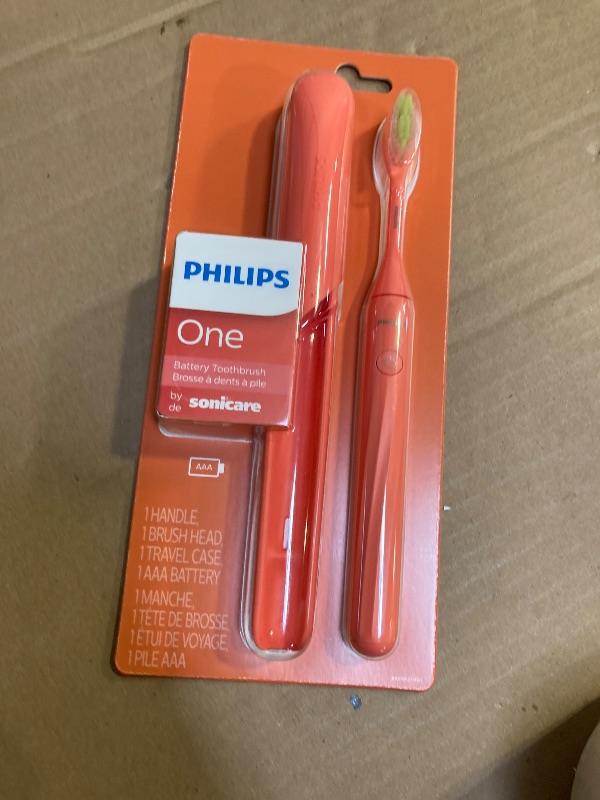 Photo 1 of Philips Sonicare Battery Toothbrush, Miami Coral, HY1100/01