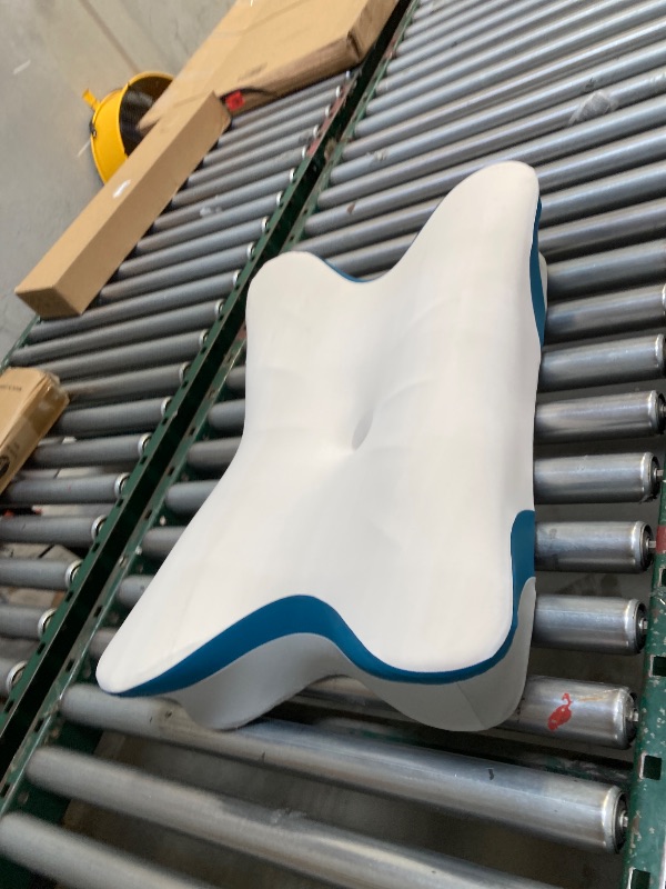 Photo 1 of  Cervical Pillow for Neck Pain Relief - Ergonomic Neck Pillow for Sleeping Contour Memory Foam Pillows with Cooling Pillowcase, Orthopedic Bed Pillow for Sleepers 