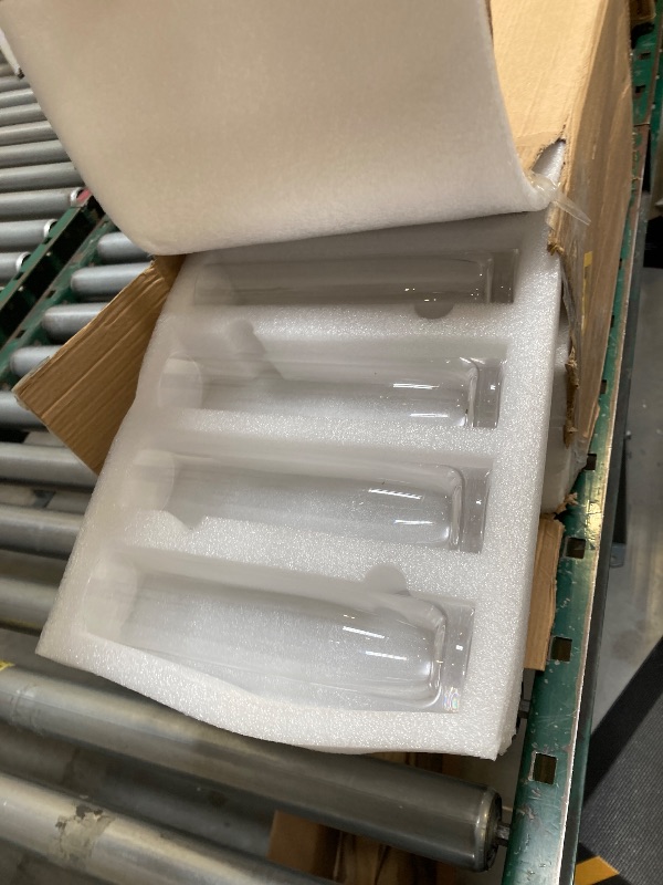 Photo 1 of  24 Pack Glass Cylinder Bud Vases - Clear Flower Vases Bulk for Wedding Decor - 7.5 Inches Tall Flowers Holders for Home Decor Centerpieces - Small Slim Vases Set for Party Decorations 