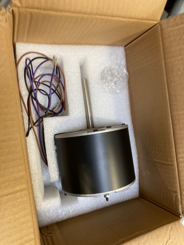 Photo 1 of  0131M00060SP, YDK-120S83262-01?0131M00060SP? Fan Motor Replaces Goodman 0131M00060SP, 1/6HP, 1Speed, 208-230V, YDK-120S83262-01 Zongshan Broad-Ocean, a Genuine OEM Repair Part 