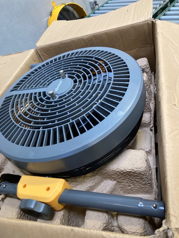Photo 1 of TURBRO Cordless Misting Fan with 11L Tank, High Pressure Spray Nozzles, 15ft Mist Range, Up to 50 Hours Run Time with Rechargeable Battery, 360° Swivel Wheels, Ideal for Patio, Pool and Outdoor Use