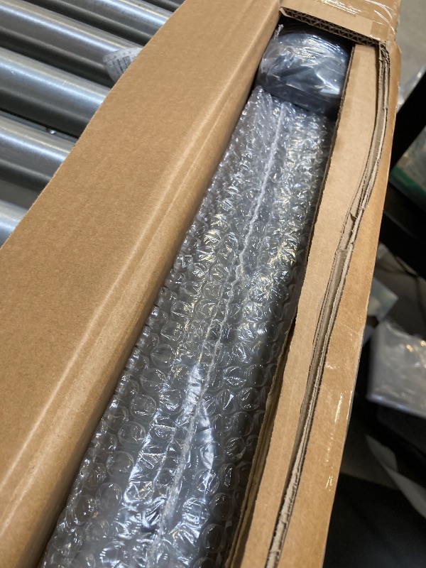 Photo 1 of  BLIKA 36" Cable Railing Corner Post(Post 35"x2"x2"), 3-Side Drilled Flat Top Surface Mount Corner Post, Stainless Steel Black Handrail Corner Post for Cable Railing Kits, BL05-CP 