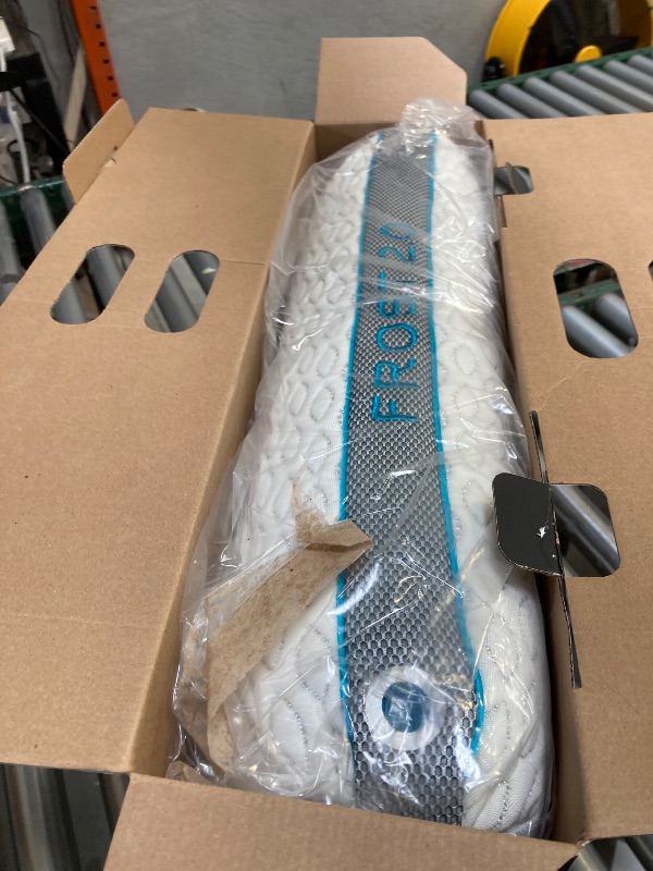 Photo 1 of Bedgear Frost Performance Pillow - Size 2.0 - Cooling Bed Pillow for Hot Sleepers - Medium Firmness Pillow for All Sleep Positions, Hypoallergenic, Washable & Removable Cover - 20" W x 26" L x 5.75" H