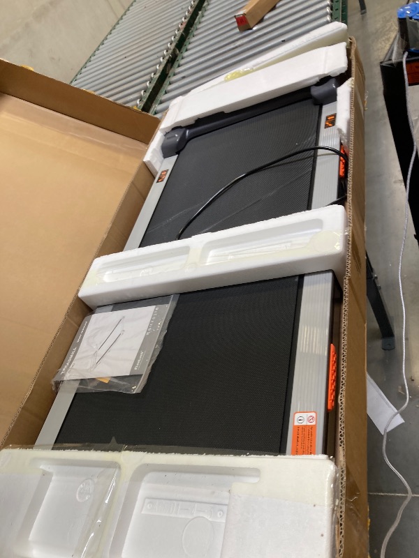 Photo 1 of  Walking Pad Treadmill, Under Desk Treadmill for Home and Office with Remote Control, Portable 2.5 HP Walking Jogging Running Machine in LED Display 