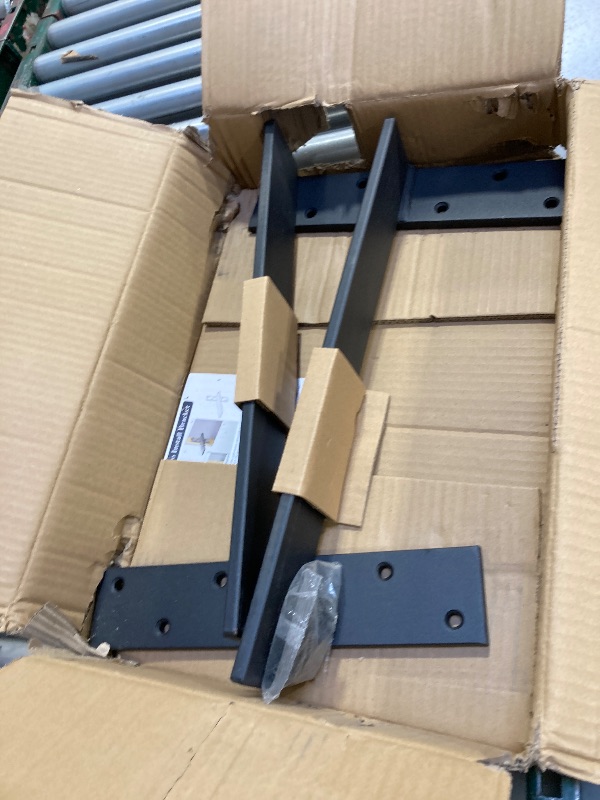 Photo 1 of  Free Hanging Countertop Support Bracket 18" Lx2.5 W 2 Pack Hidden Floating Wall Bracket 3/8" Thick Heavy Duty Shelf Bracket for Floating Bars,Bench Seats,Vanities 